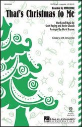 That's Christmas to Me SATB choral sheet music cover